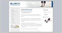 Desktop Screenshot of busch-orthopaedie-service.de